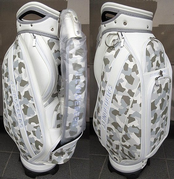 新品 J.LINDEBERG Jリンドバーグ JL-023 キャディバッグ ホワイト 日本