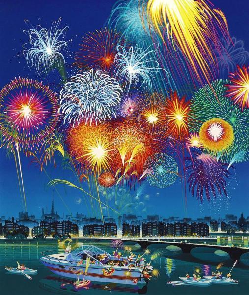 Yahoo!オークション - 【真作】【WISH】ヒロ・ヤマガタ「花火 Yahoo!オークション - 【真作】【WISH】ヒロ・ヤマガタ「花火