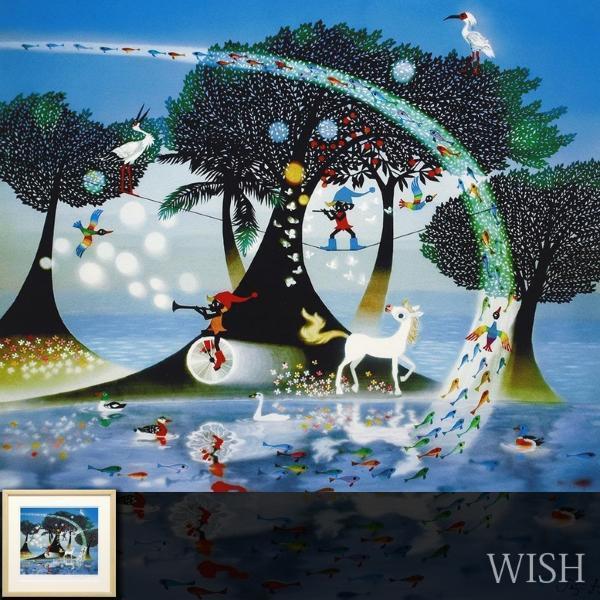 Yahoo!オークション - 【真作】【WISH】藤城清治「生きる Yahoo!オークション - 【真作】【WISH】藤城清治「生きる