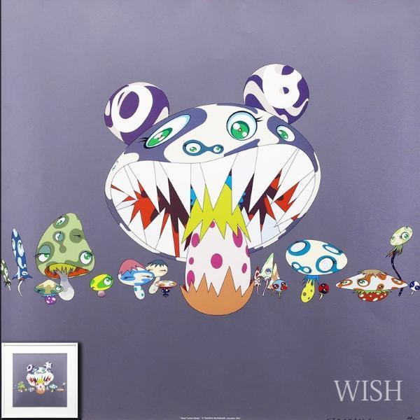 真作】【WISH】村上隆「Here Comes Media」オフセットリトグラフ 真作】【WISH】村上隆「Here Comes Media」オフセットリトグラフ