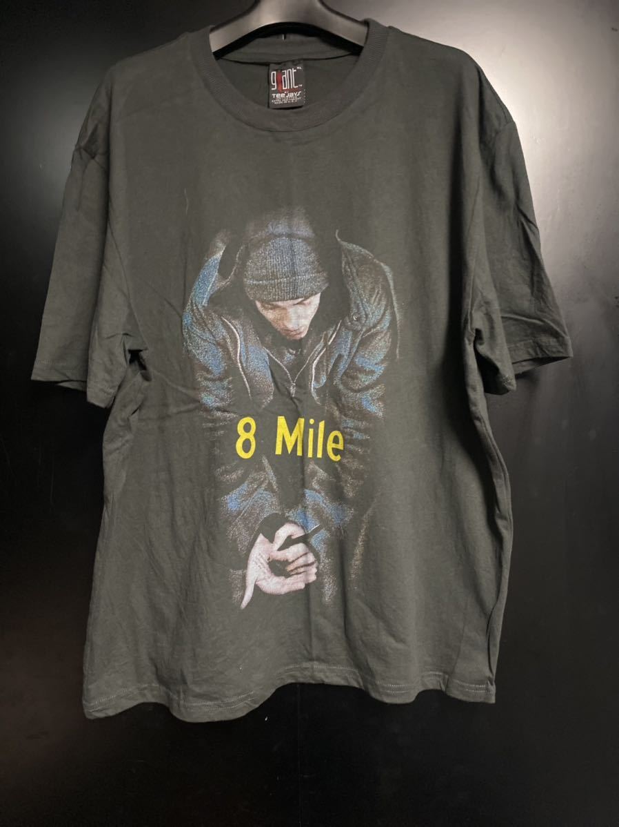 b8668-1600 8mile エミネム Eminem 映画 ムービーTシャツ-