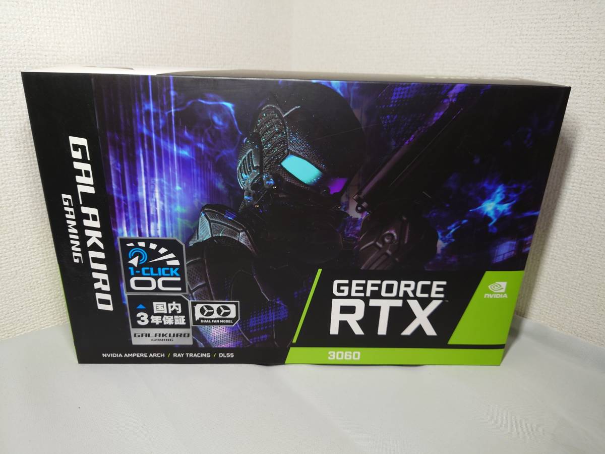 玄人志向 RTX3060 12G OC ファン交換修理あり 玄人志向 RTX3060 12G OC ファン交換修理あり