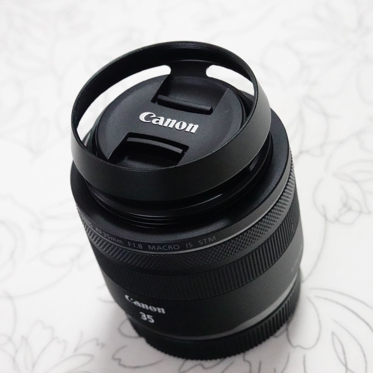 ライカ風メタルフード付!【Canon RF35mm F1.8 MACRO IS STM】 ライカ風メタルフード付!【Canon RF35mm F1.8 MACRO IS STM】