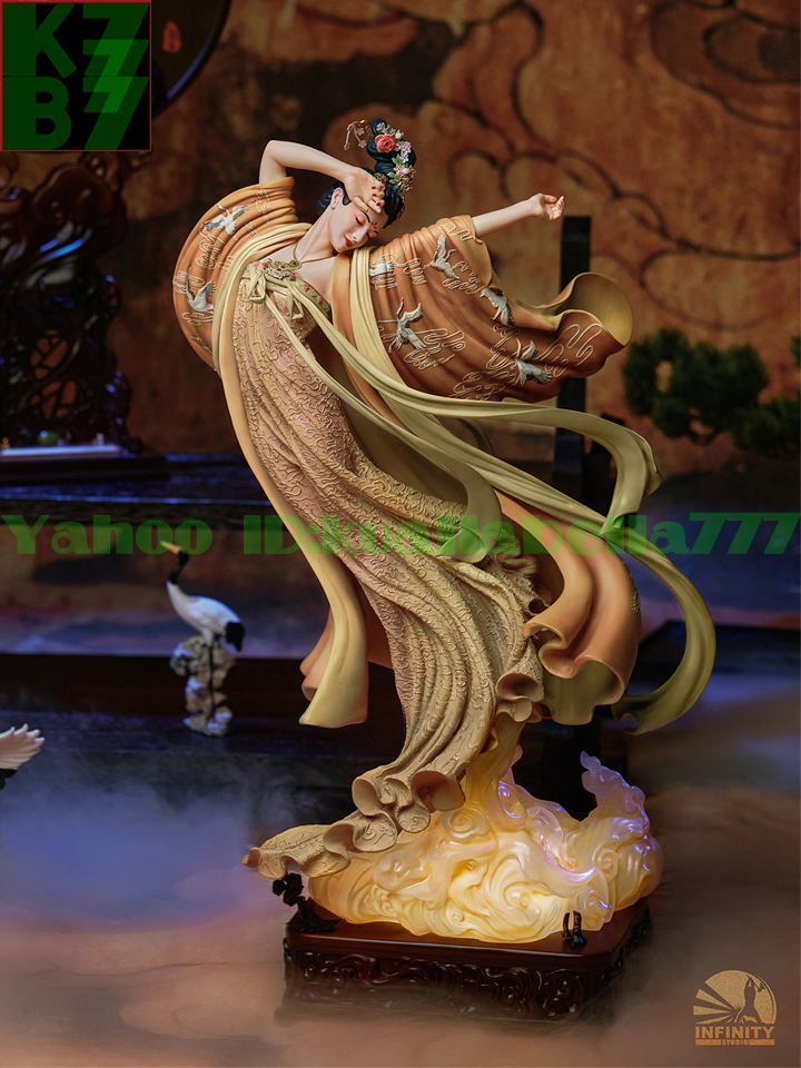 【玩具模型】INFINITY STATUE 鶴姫飛天 中国古典美術品樹脂模型豪華版 高さ54.4ｃｍ 1：6スケール T19_画像4