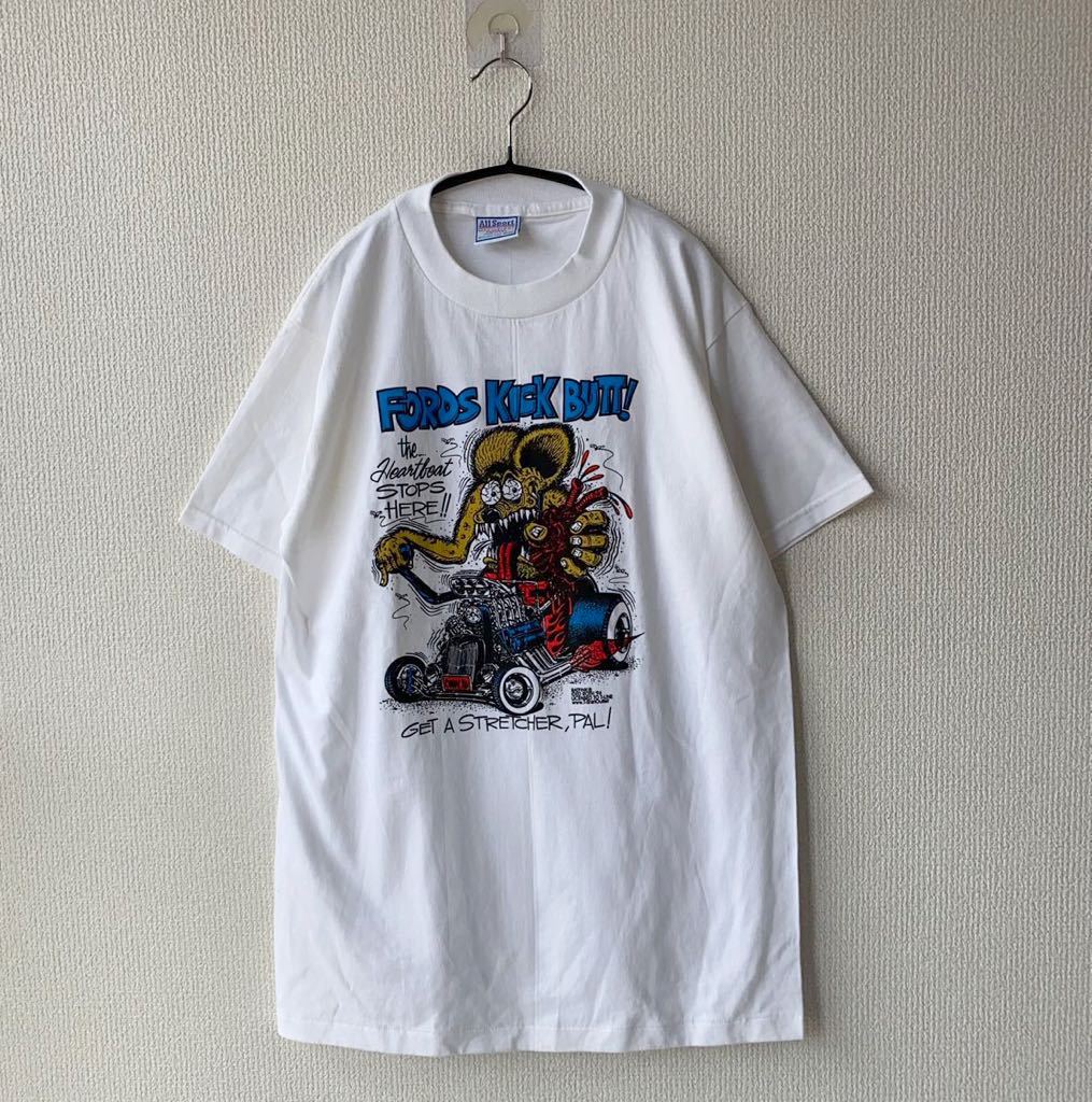 注目のブランド 90s USA製 RAT FINK ラットフィンク プリント Tシャツ