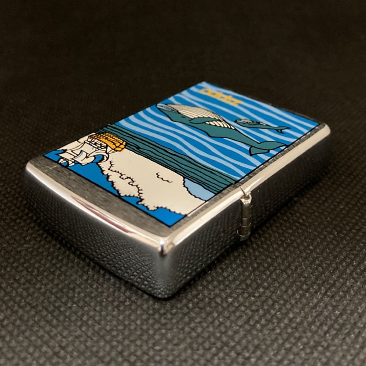 ZIPPO  クジラ　帆船　未使用品　箱付き　2001年製