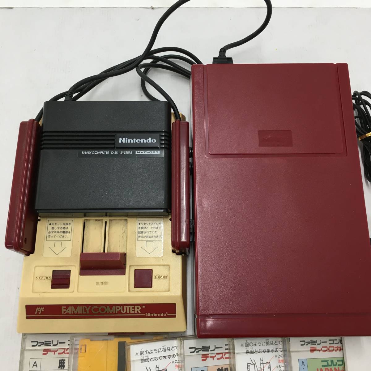 初代ファミコン本体 ディスクシステム ソフト カセット まとめ売り-