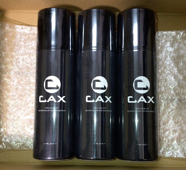 CAX カックス ヘアボリュームアップスプレー ブラック 150g 3本【新品未開封】