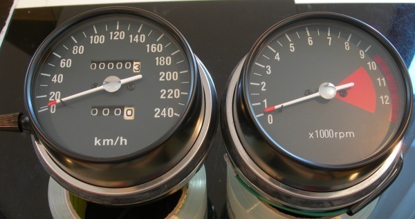 ◇CB750Four◇復刻版 スピード 240KM/h タコ メーター 12000RPM