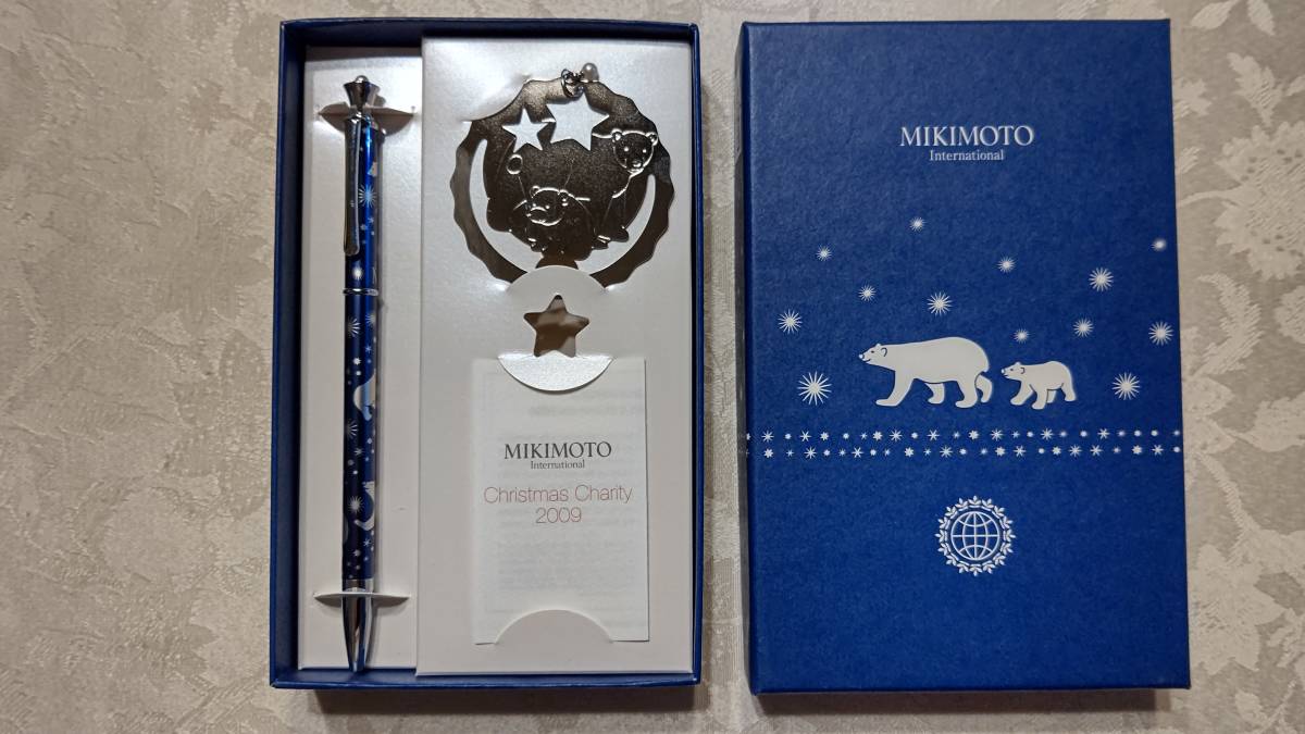 2009年限定 廃番 ミキモト クリスマスチャリティー ボールペン 2009年限定 廃番 ミキモト クリスマスチャリティー ボールペン