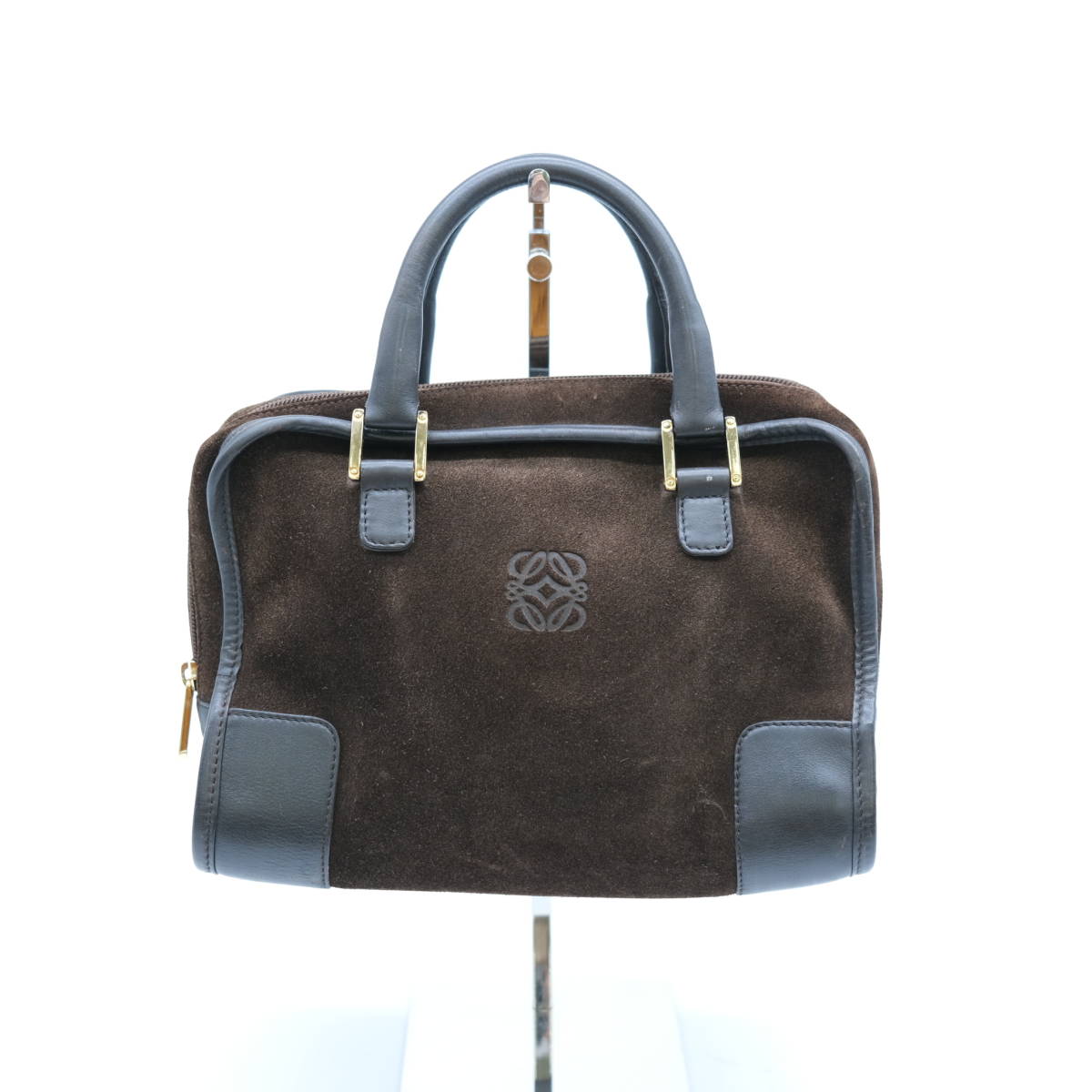 LOEWE ロエベ ハンドバッグ トートバッグ アマソナ スエード レザー
