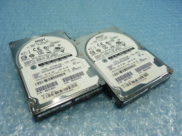 1LFH2-2 // 2個セット/ NEC N8150-483 1.2TB 2.5インチ SAS 10K(10000)rpm 12Gb 15mm / HUC101812CSS200 // NEC Express5800/R120f-2E 取外_画像1