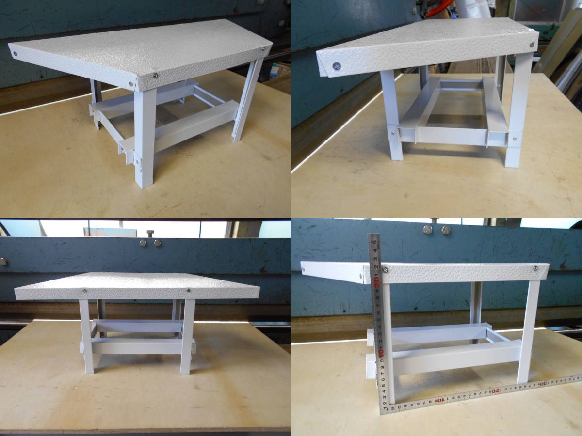 ヘキサテーブル 6角/焚き火テーブル 6台セット エンボスホワイト 脚折畳み 組替可能 洗物置場 クリップ接続 銅板コースター 自作