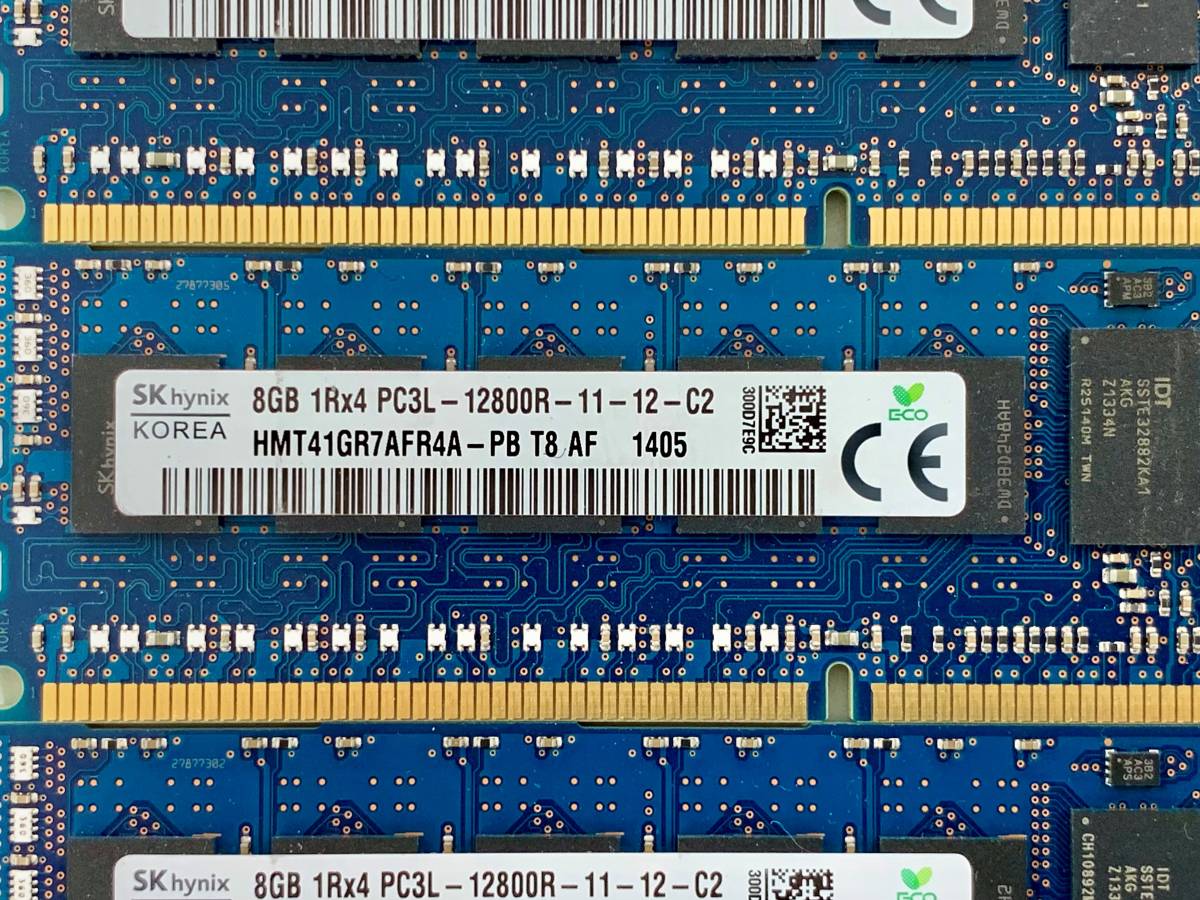 【59枚セット】サーバー用メモリ 8GB 1Rx4 PC3L-12800R　SAMSUNG / SK hynix / Micron　送料無料　管理番号：M0026_画像4