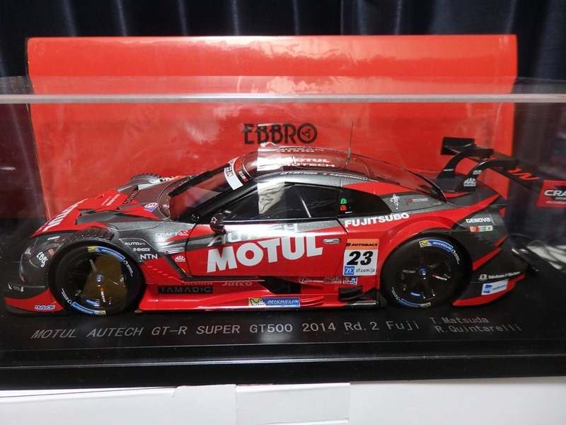 2台 EBBRO 1/18 MOTUL AUTECH GT-R SUPER GT500 2014 Rd 2 Fuji 2台 EBBRO 1/18 MOTUL AUTECH GT-R SUPER GT500 2014 Rd 2 Fuji