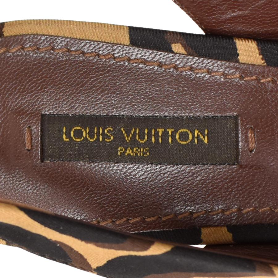 1円 ◇極美品 LOUIS VUITTON ルイヴィトン サンダル ウェッジソール