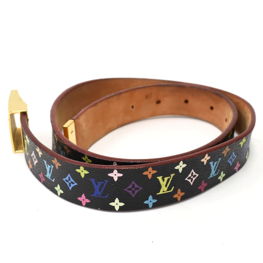 LOUIS VUITTON ルイヴィトン マルチカラー サンチュール キャレ