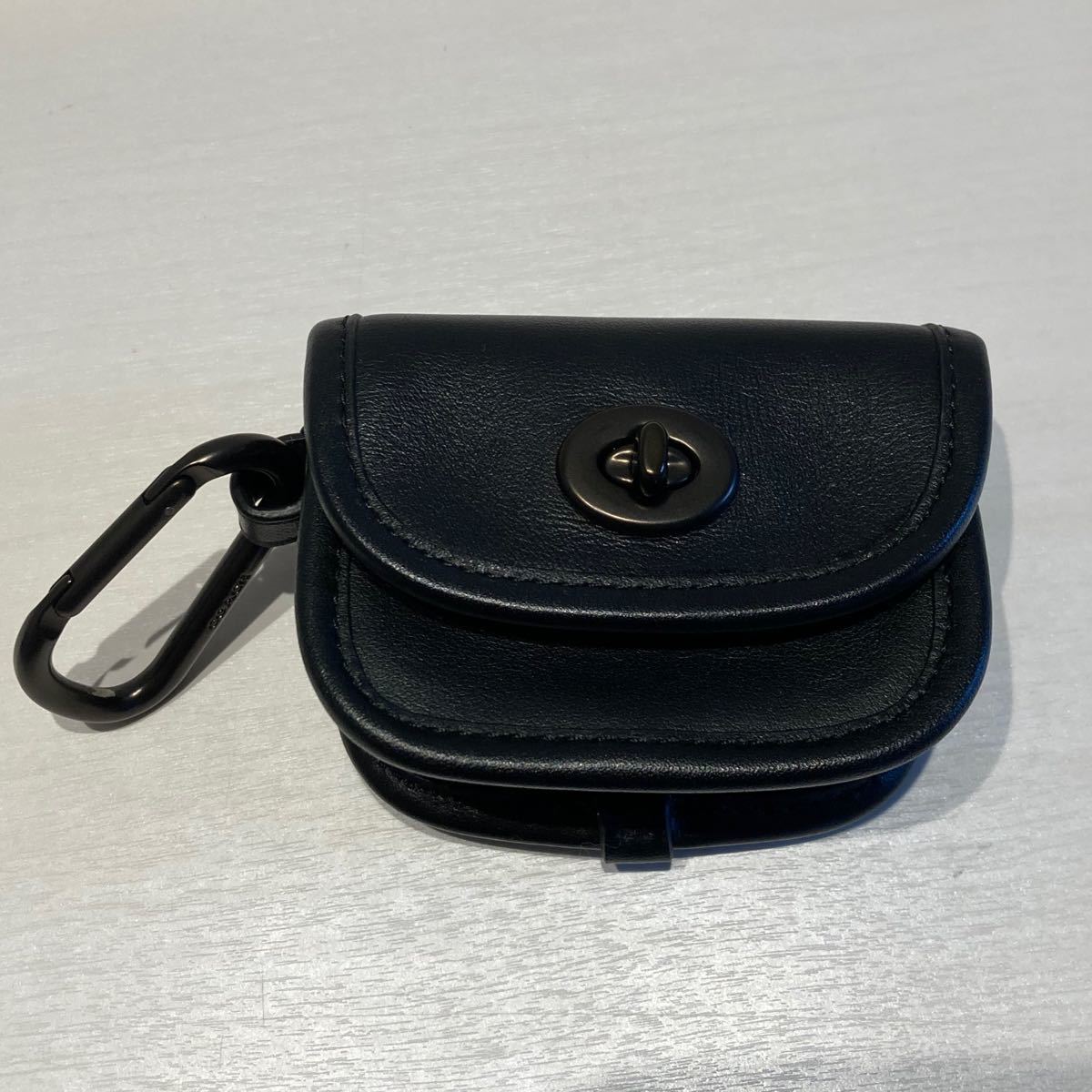 COACH コーチ ヘリテージ ターンロック バッグチャーム ミニポーチ