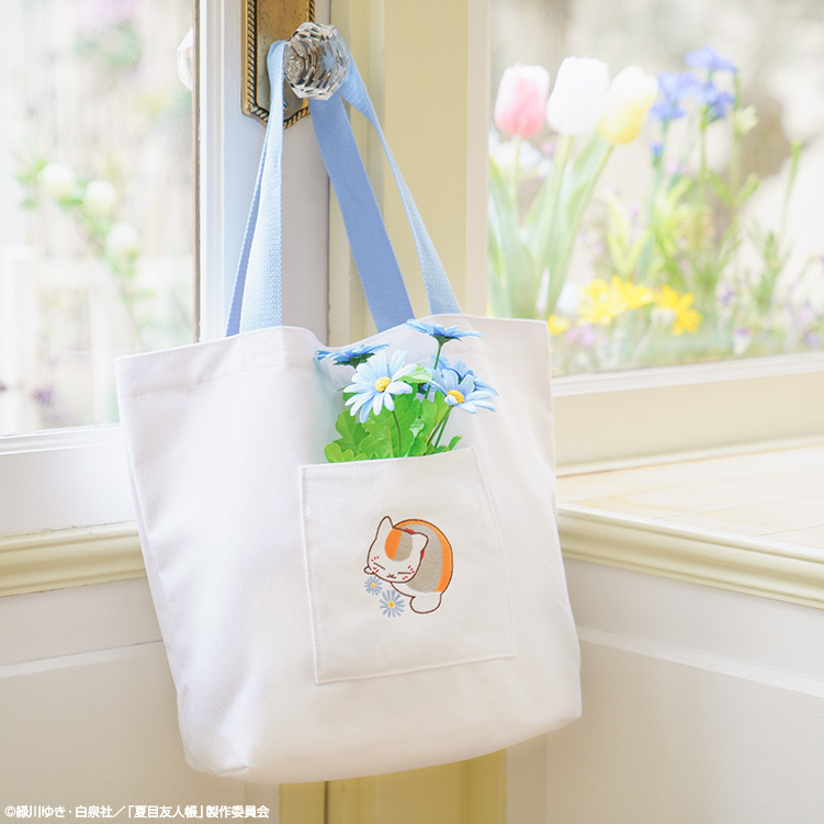  most lot * Natsume's Book of Friends *~nyanko. raw . flower ...~C.*.... tote bag /cat..... raw cat Natsume\'s Book of Friends Nyanko-sensei