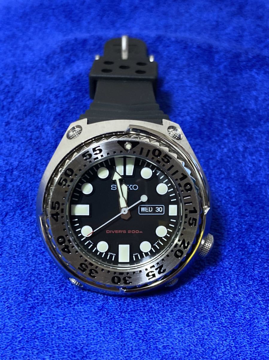 セイコー ７Ｎ３６ー０ＦＡ０ ＳＨＣ０６３ バズソー(buzzsaw) 美品 電池交換済み ツナ缶 SEIKO 