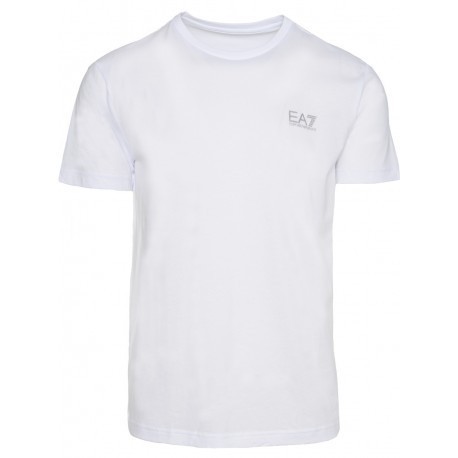 Tシャツ エンポリオアルマーニ EA7 メンズ 胸ロゴ ホワイト Sサイズ/送料無料メール便　ポイント消化_画像1