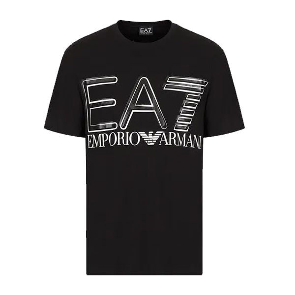 Tシャツ エンポリオアルマーニ EA7 クルーネックTシャツ 3LPT20 PJFFZ 1200 ブラック Ｍサイズ/送料無料メール便　ポイント消化_画像1