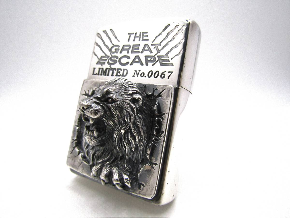 グレートエスケープ Great Escape 限定 ライオン立体メタル☆zippo
