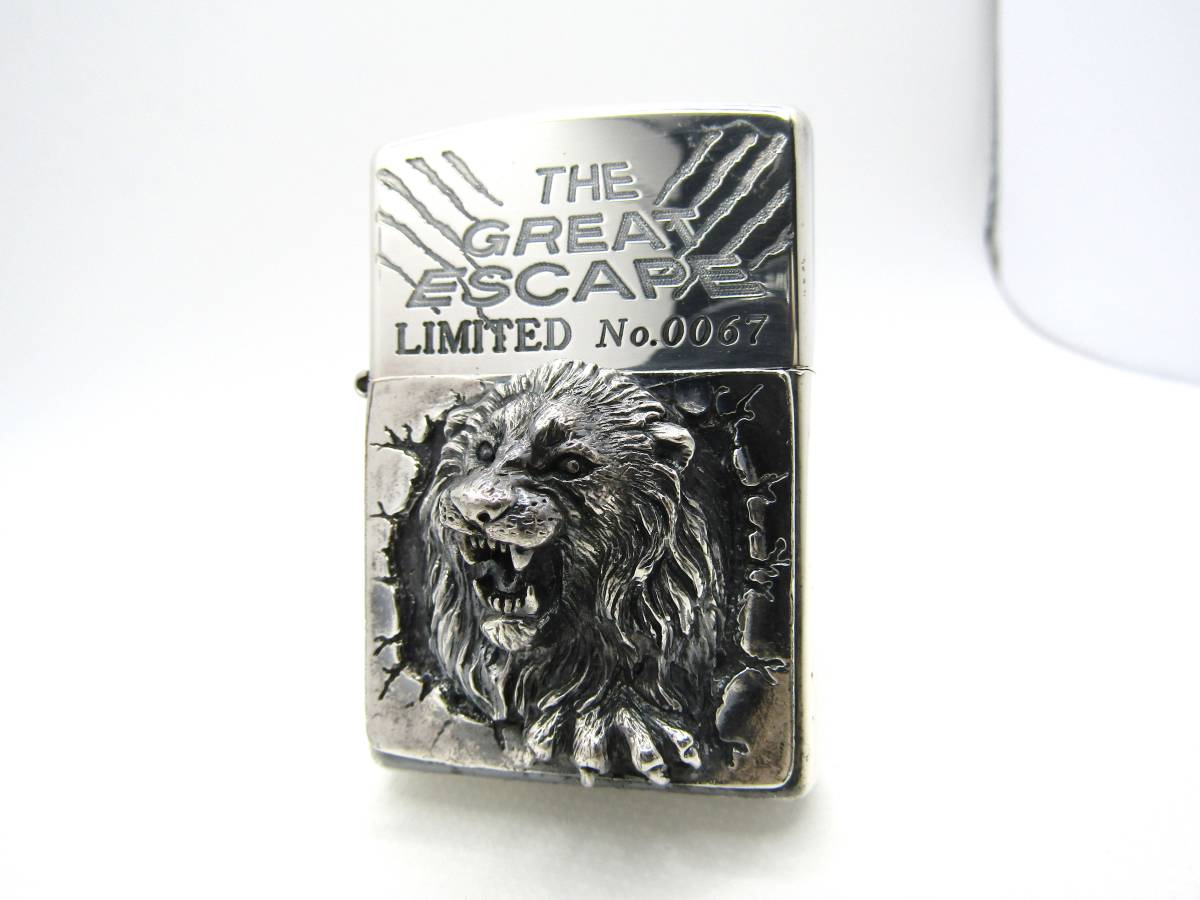 グレートエスケープ Great Escape 限定 ライオン立体メタル☆zippo