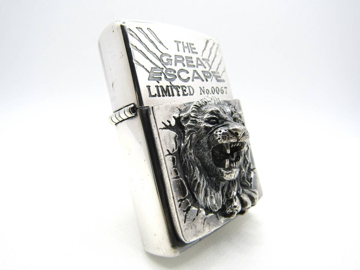 グレートエスケープ Great Escape 限定 ライオン立体メタル☆zippo