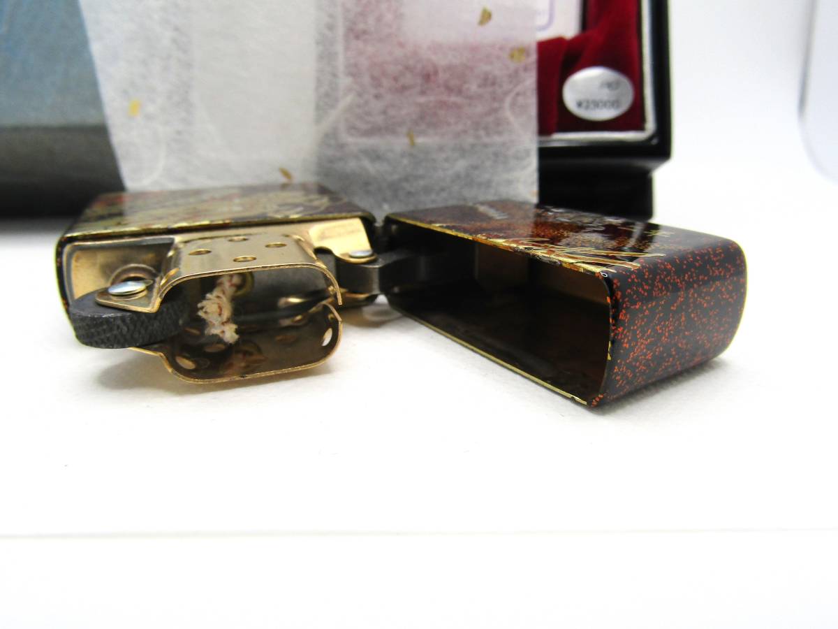 龍 竜 ドラゴン 本金蒔絵 干支 平成12年 漆 木箱 zippo ジッポ