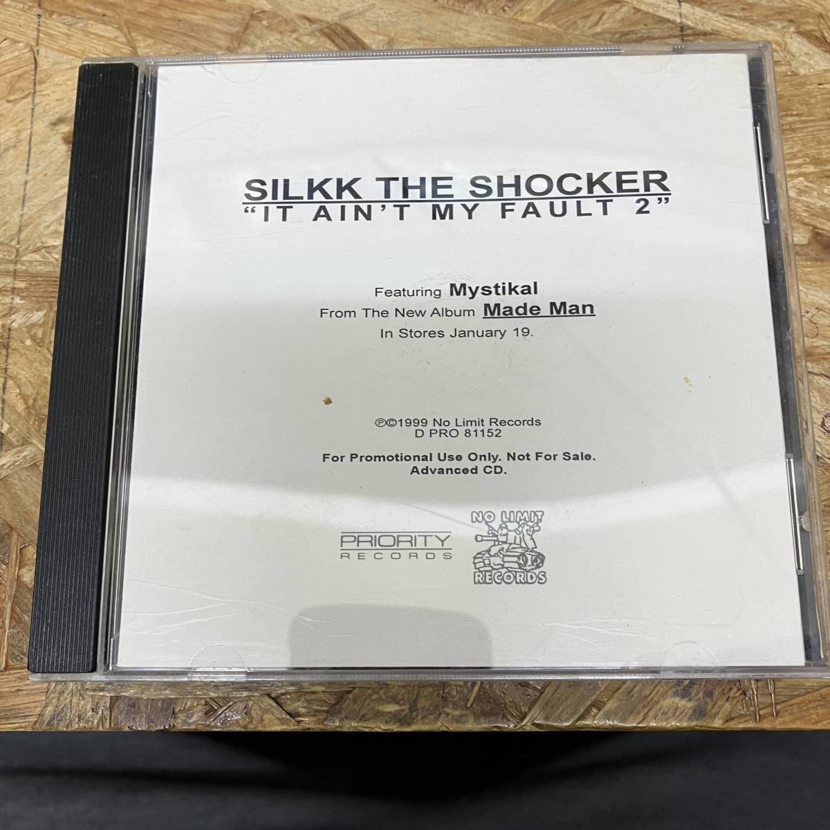 シ● HIPHOP,R&B SILKK THE SHOCKER - IT AIN'T MY FAULT 2 シングル,MEGA RARE,PROMO盤!! CD 中古品_画像1