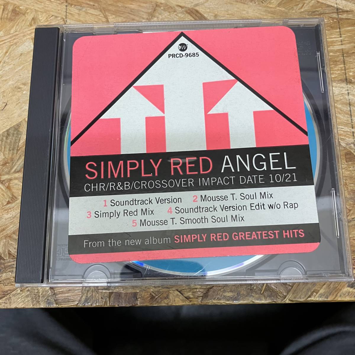 シ● HIPHOP,R&B SIMPLY RED - ANGEL シングル,PROMO盤,RARE! CD 中古品_画像1