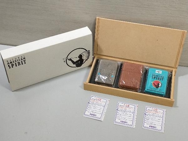 アメリカンスピリット アメスピ ZIPPO ライター 3個セット 化粧箱入り