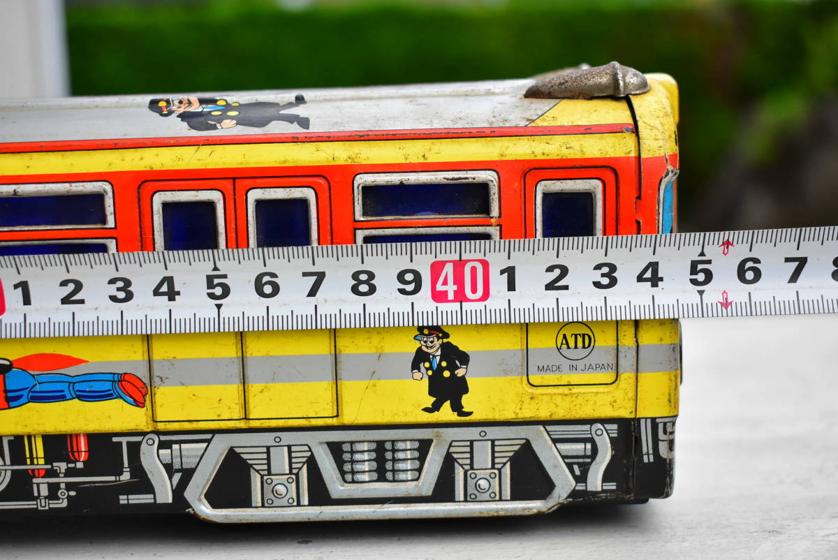 鉄人28号 ブリキ 電車 浅草玩具製 1960年代 当時物 希少 昭和レトロ