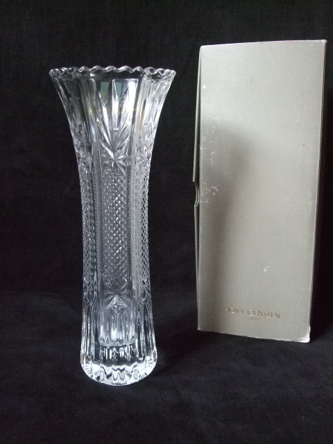 HOYA CRYSTAL / Hoya crystal / один колесо ../ ваза ваза для цветов / сделано в Японии / не использовался товар / частное лицо хранение товар / гарантия .