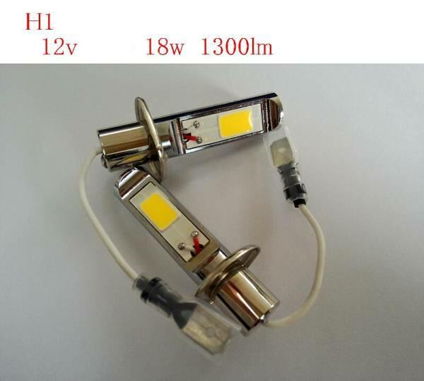 送料無料　LEDフォグランプ H1 H3 18w 3000k 6000k 2個セット　A_画像1