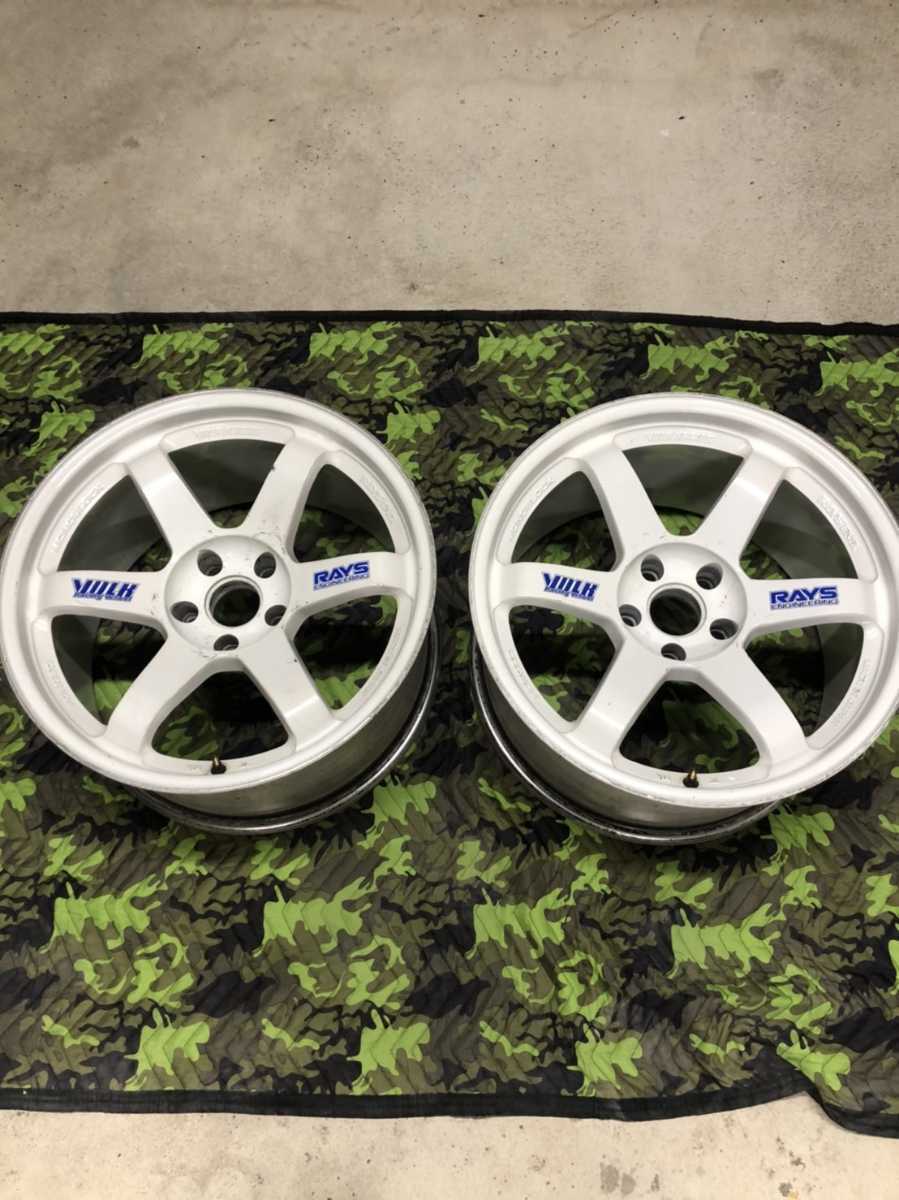 ☆希少☆特注☆ レイズ RAYS TE37 18インチ 9.5J +0 鍛造 114.3 5穴