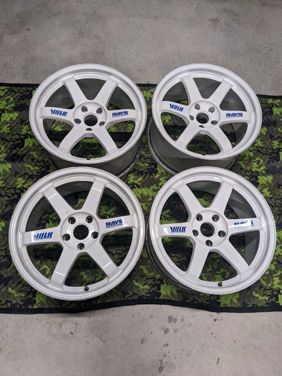 ☆希少☆絶版品☆ レイズ RAYS TE37 18インチ 9.5J +12 鍛造 114.3 5穴