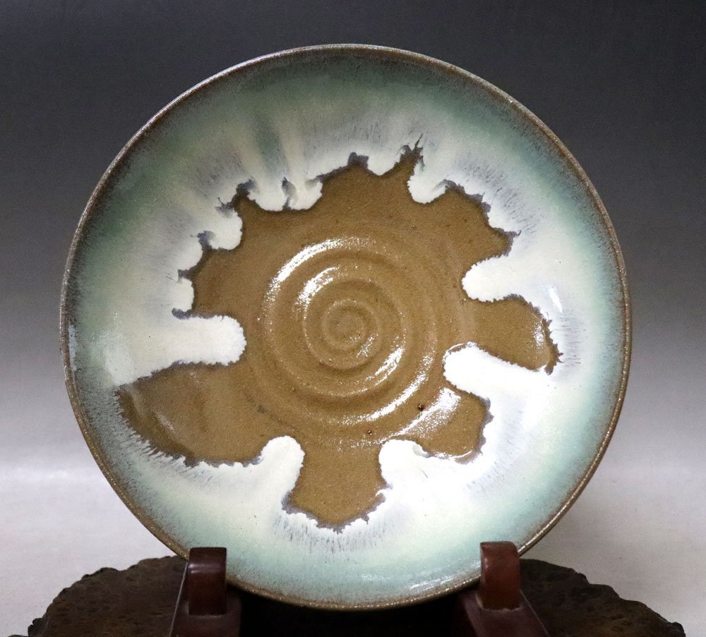 上等な W 2396 煎茶道具 茶道具 唐津焼 菓子鉢 窯印 上等な W 2396 煎茶道具 茶道具 唐津焼 菓子鉢 窯印