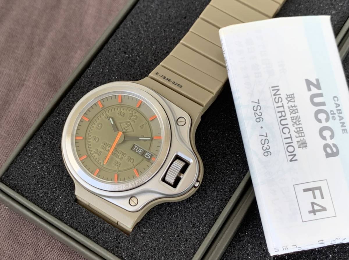 美品&完品】SEIKO & CABANE de zucca DASHBOARD 7S36-0250 美品&完品】SEIKO & CABANE de zucca DASHBOARD 7S36-0250
