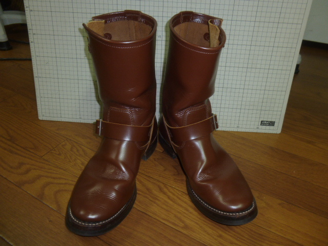 far eastern enthusiast hose bat engineer boots / glass leather Wesco CLINCH atlast BRASS separate sole 
