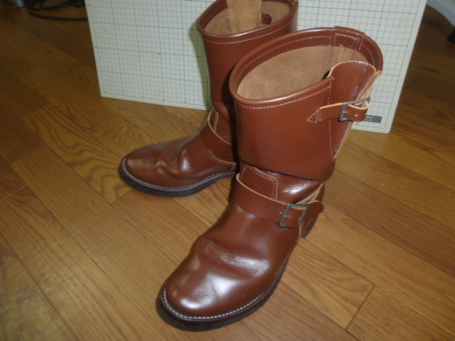 far eastern enthusiast hose bat engineer boots / glass leather Wesco CLINCH atlast BRASS separate sole 