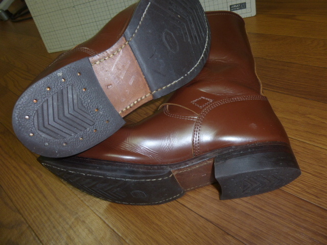 far eastern enthusiast hose bat engineer boots / glass leather Wesco CLINCH atlast BRASS separate sole 