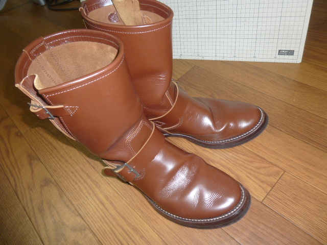 far eastern enthusiast hose bat engineer boots / glass leather Wesco CLINCH atlast BRASS separate sole 