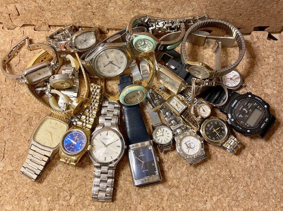 時計ジャンク品 ２０本まとめ売り OMEGA SEIKO 他 同梱発送可 必ず説明 