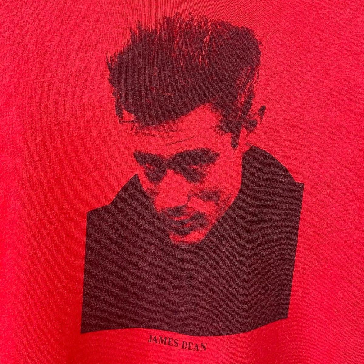 □激レア□70s 80s USA製 JAMES DEAN 俳優 Tシャツ L ジェームズ