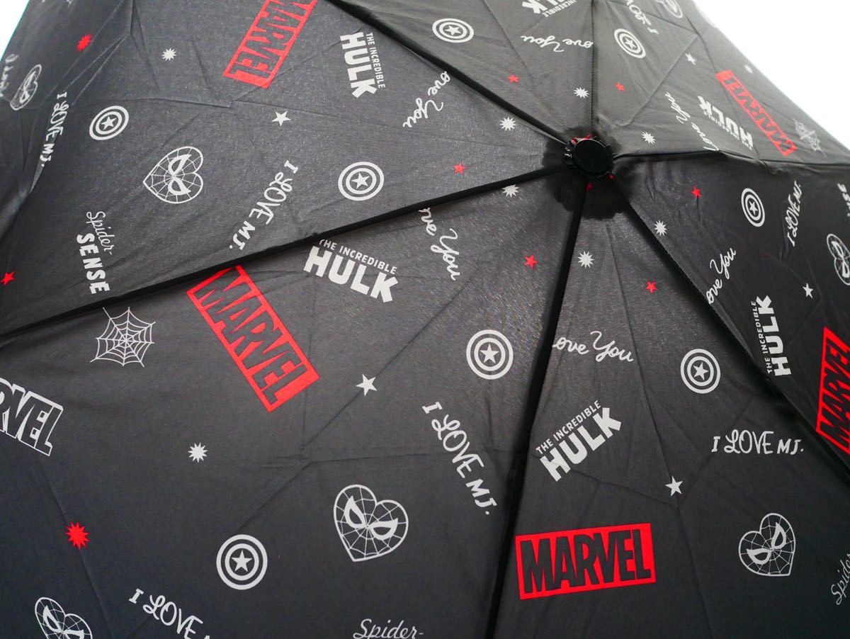 人気マーベルmavel折り畳み傘スパイダーマンハルク 綺麗