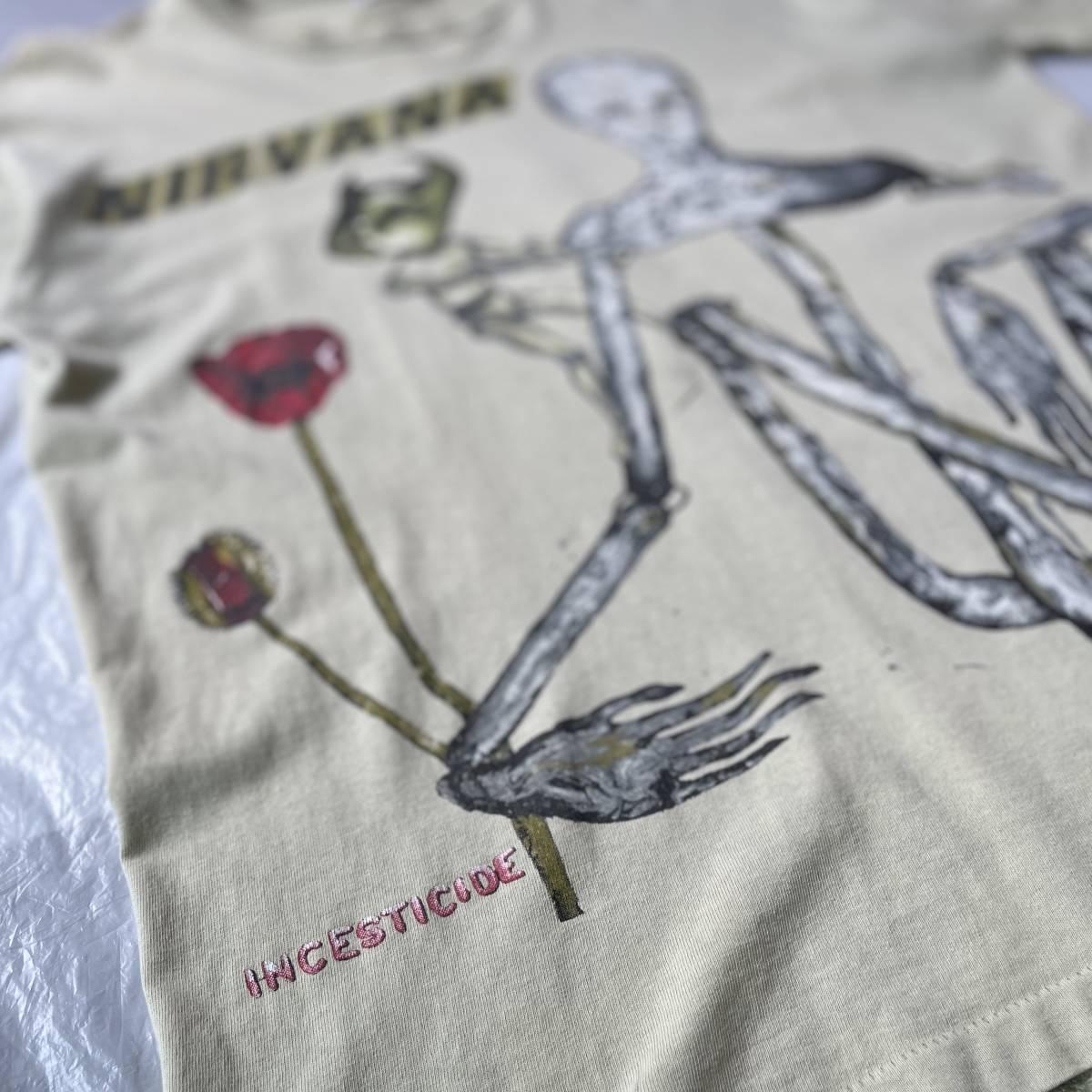 93 当時物 NIRVANA incesticide Tシャツ オリジナル 93 当時物 NIRVANA incesticide Tシャツ オリジナル