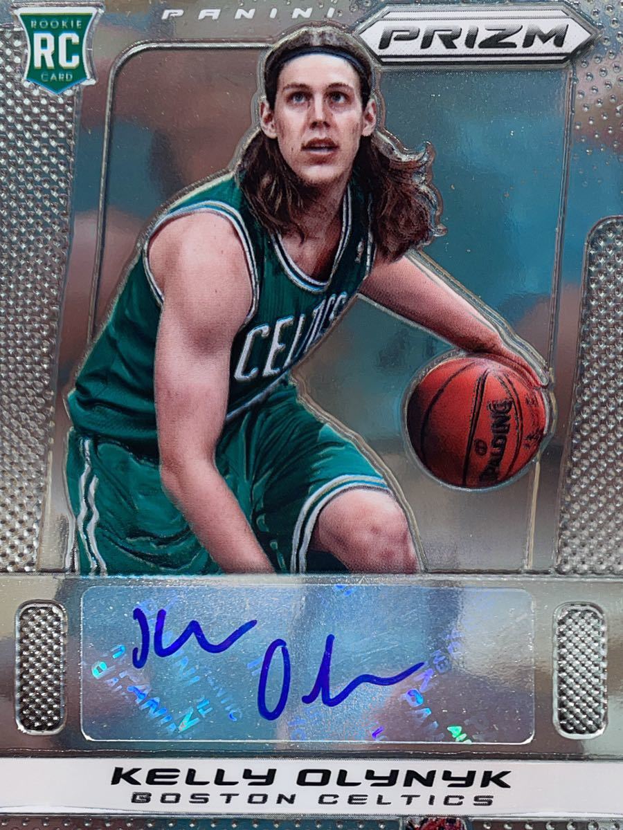 【NBA rare】KELLY OLYNYK 2013-14 PANINI PRIZM/auto/RC_画像1