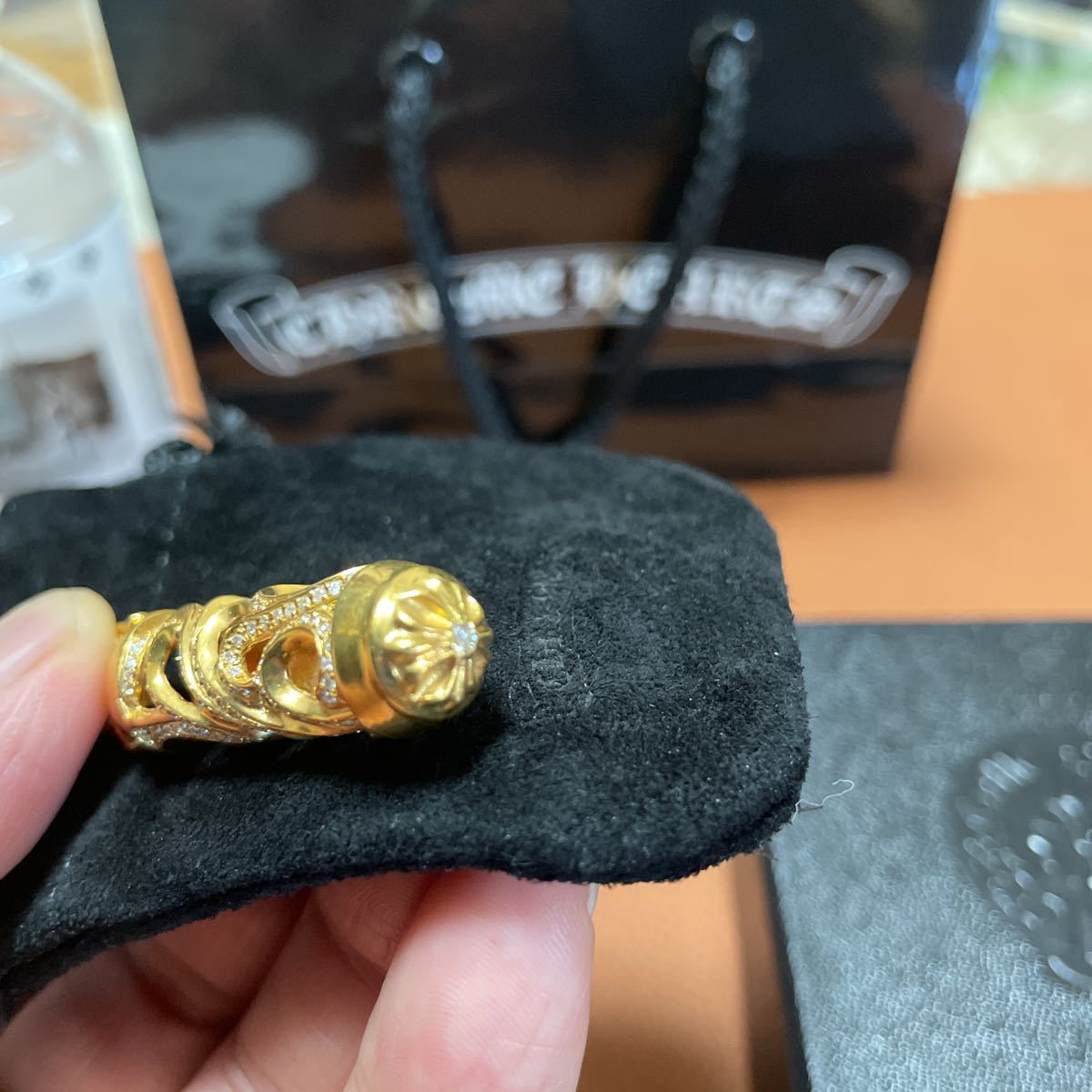 クロムハーツ chrome hearts 22k パヴェダイヤ クロムハーツ chrome hearts 22k パヴェダイヤ